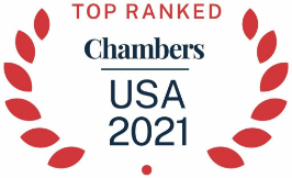 Chambers U.S.A. Top Ranked 2021 Badge